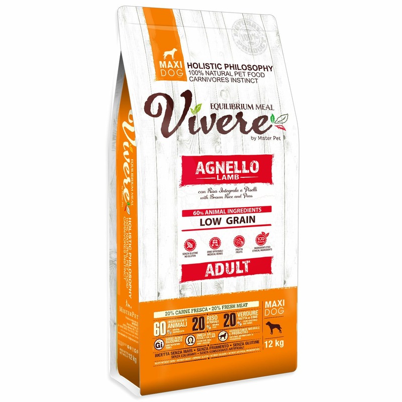 Сухой корм Vivere Maxi Adult для взрослых собак крупных пород со вкусом ягненка 41542