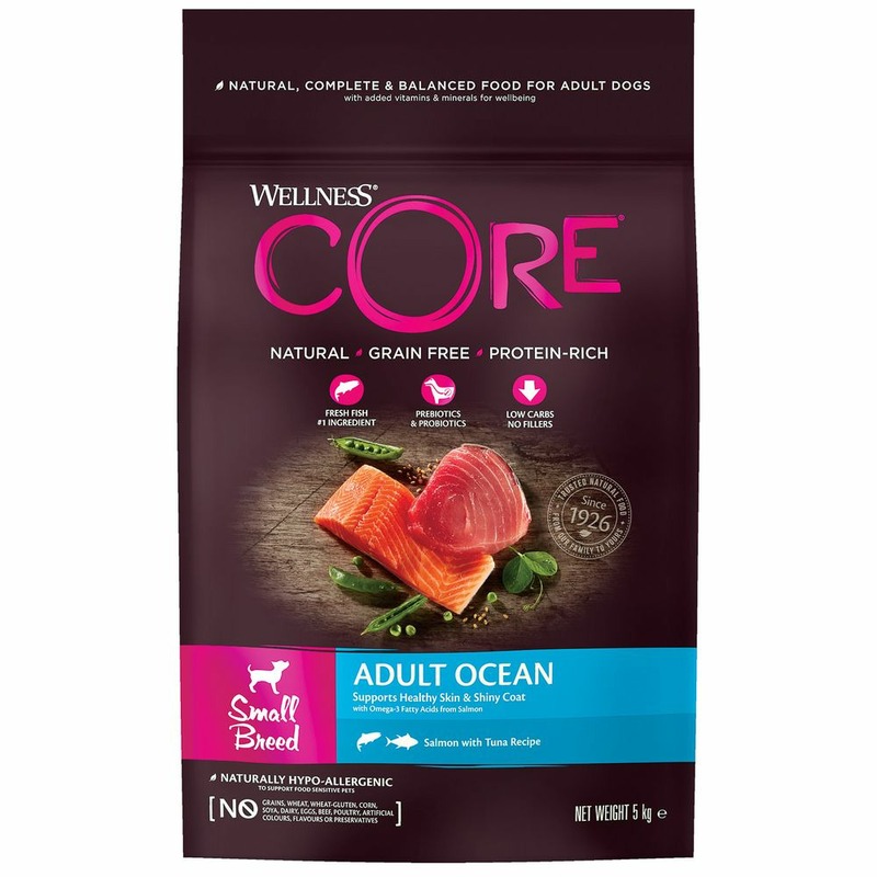 core plugin Сore сухой корм для собак мелких пород, из лосося с тунцом, беззерновой