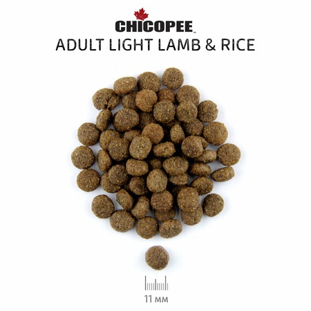 Chicopee CNL Light Lamb & Rice сухой облегченный корм для взрослых собак всех пород с ягненком и рисом Гранулы Превью