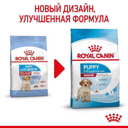Royal Canin Medium Puppy сухой корм для щенков средних пород Дополнительное Превью